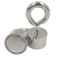SILNÝ MAGNETICKÝ DRŽIAK 20x13 mm NEODYMOVÝ MAGNET S UCHOM 13KG