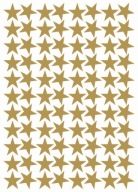STARS Nálepky Hviezdy 3cm 88ks ZLAT