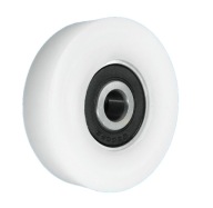 Plastový valček s ložiskom, priemer 60 mm, priemer 17 mm