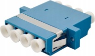 Jednorežimový LC/UPC quad FTTH optický adaptér
