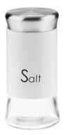 Sklenená koreniaca soľ GRENO 150 ml oceľovo biela