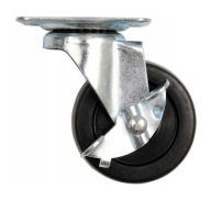 VOREL VOLANT S ČIERNOU GUMOU S BRZDOU 50 mm