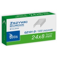 Oceľové 24/8 kancelárske STAPLES 500 kusov TETIS