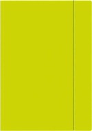 A4+ zakladač s gumičkou, Fluo limetka