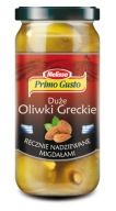 Primo Gusto grécke zelené olivy s mandľou 240g