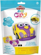 Kreatívna súprava autíčka Play-Doh Air Clay Racers žltá plastelína