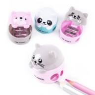 3x DVOJITÁ BRÚSKA ZVIERATÁ Mačiatko, Medvedík Panda