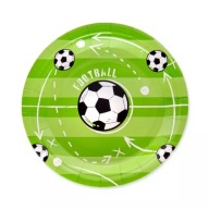 Papierové taniere Futbalové narodeniny futbalové narodeniny 18cm 6 kusov