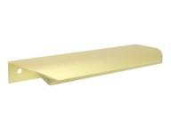 KARTÁČOVANÁ ZLATÁ NÁBYTKOVÁ RÚČKA, POUŽITÁ S HRANOU UA02 320 / 340 MM
