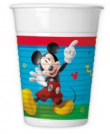 Plastové poháre Mickey Mouse 8 kusov Narodeniny