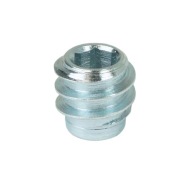 Zásuvka na skrutkovanie 10X M6 x 12 mm, nábytková vložka na drevo, so 6 imbusovým kľúčom