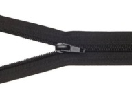 Rozdeľovací zips 75cm Čierny 10 ks