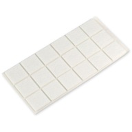 Biela plstená podložka 3,5x3,5