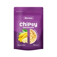 Banánové lupienky, sušené banány 100g Moreso