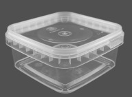 10x Organizér potravinový box s vekom 0,6L