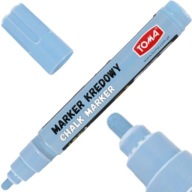 TOMA TO-292 kriedový popisovač na dosky, 4,5 mm, pastelová modrá