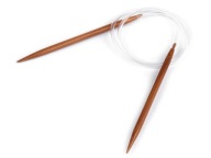 Bambusové ihly s akrylovou niťou / 80 cm / 6,5 mm