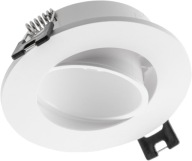 Stropné bodové svietidlo LINTO IP20, okrúhle, biele