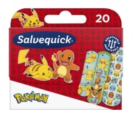 Záplaty Salvequick Pokémon 3 veľkosti 20 kusov