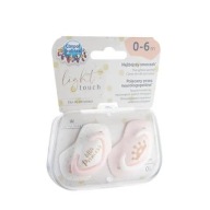 Canpol Silikónové cumlíky 0-6m ROYAL 22/650 Ruž