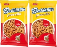 Aksam Beskidzkie praclíky so soľou 140 g x2