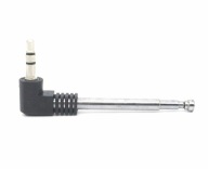 Teleskopická anténa 25 cm 3,5 stereo jack konektor (3055