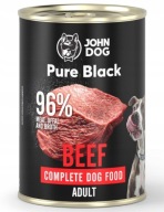 John Dog Pure Black beef 400g MONO-PROTEÍNOVÉ KRMIVO PRE PSY