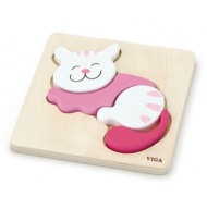 Viga 59930 Prvé puzzle bábätka - mačka (škatuľa)
