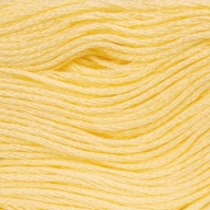 Bavlnené nite ARIADNA ozdobné vyšívacie nite LIGHT YELLOW 1508