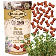 CARNILOVE SNACK MAČKA MÄKKÝ M.CHICKEN+TYMIÁN 50g mačacie maškrty