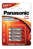 AAA alkalické batérie Panasonic Pro Power 4 ks.