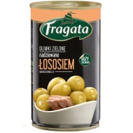 FRAGATA Zelené olivy plnené lososom 300g