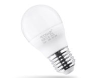 SOLLUX LED guľová žiarovka E27 4000K studená 7,5W 690lm