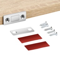 ZÁPADKA MAGNETICKÉHO ZÁMKU NÁBYTOK MAGNET STRIEBORNÁ