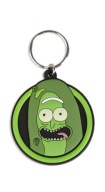 Rick and Morty Pickle Rick gumená kľúčenka