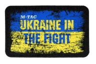 PATCH Ukrajina v boji 80X50 mm M-Tac VELCRO
