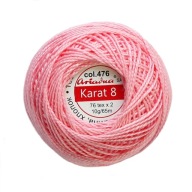 Karat šnúra 8 svetloružová 0476 ARIADNA 10g 65m