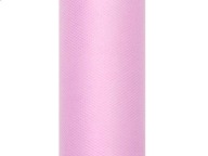 Tyl na cievke 30 cm x 9 m ružová svadobná svadba