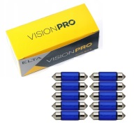ELTA ŽIAROVKY 24V 5W SV8,5 TUBULAR BLUE 10 ks