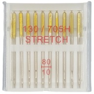 Poloploché ihly pre domáce šijacie stroje 130/705H STRETCH 80x10