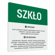 Nálepka na košík - Sklo 15x15