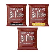Yerba Mate El Fuego set 3x50g rôzne silné príchute