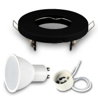 Zápustné halogénové svietidlo IP44 + LED GU10 7W 4000K