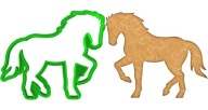 Premium MOLD Vykrajovač na perníčky Horse HORSES Horse 10cm