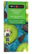 PURE & GOOD Tmavá čokoláda s kiwi bez akýchkoľvek prísad