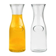 SKLENENÁ KARAFA NA VODU VÍNO LIMONÁDOVÉ NÁPOJE ŠŤAVY MLIEKO 750ML 0,75