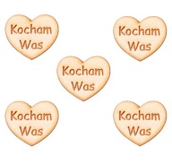 SRDCE s gravírovaním I LOVE YOU 3cm pre anjelské srdiečka, preglejka, 5 kusov