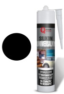 Qmar Univerzálny silikón čierny 300ml