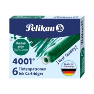 Zelené náplne TP/6, 6 ks pero Pelikan