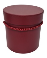 Kvetinový box, box na kvety, priemer 12 cm, bordový